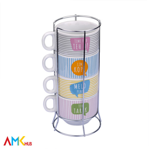 GWP_coffee_cup_set_AMK2 4 in 1 Stackable Coffee Cup