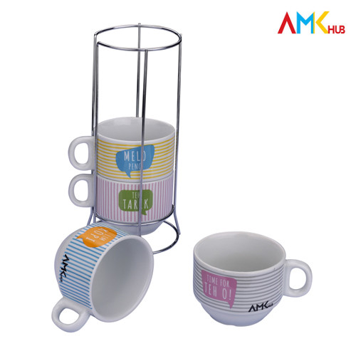 GWP_coffee_cup_set_AMK3 4 in 1 Stackable Coffee Cup