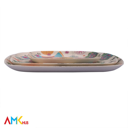 GWP_wheat_plate_AMK2 Wheat Plates - 3 Pcs Set