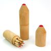 UT1486I-bullet-shaped-colored-pencil-set Bullet Shape Colored Pencil Set