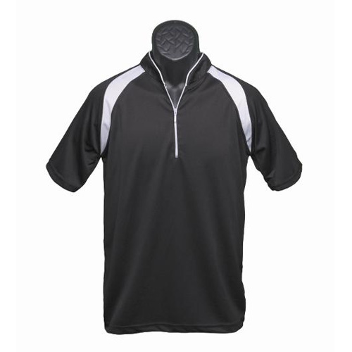 SJ108BKW Zippered Dry fit