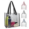 Transparent PVC tote bag Budget promotional transparent pvc tote bag