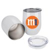 egg shaped promotional cup singapore supplier egg shaped stemless promotional cup