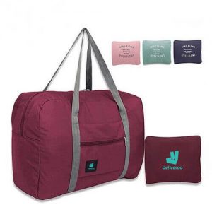 cheap custom travel foldable bag printing in singapore