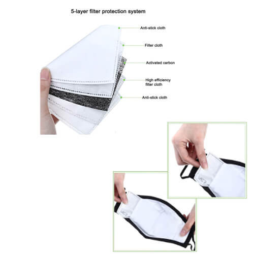 Cheap Promotional Cloth Mask with print Singapore Supplier at wholesale price visual2