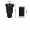 Collapsible Silicone Coffee Cup With Straw —size picture