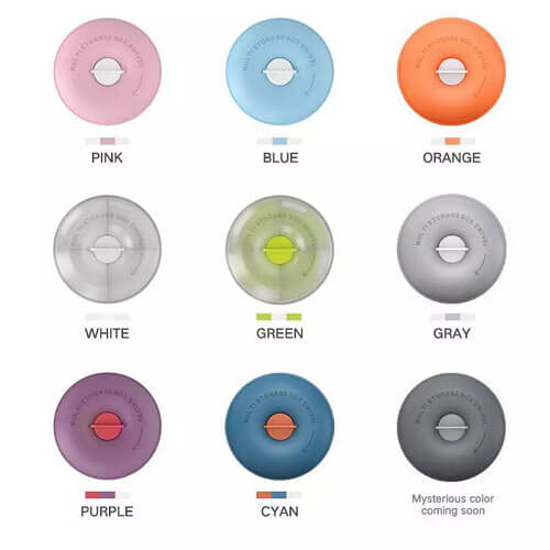 Daily Mini Portable Pill Storage Box—various color picture Daily Mini Portable Pill Storage Box—various color picture