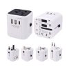 Dual Type C and USB port universal travel adaptor singapore wholesale price main picture