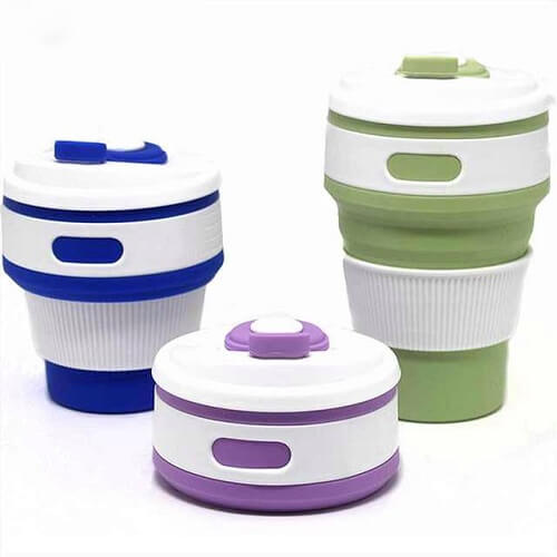 Hot Folding Silicone Cup—folded picture