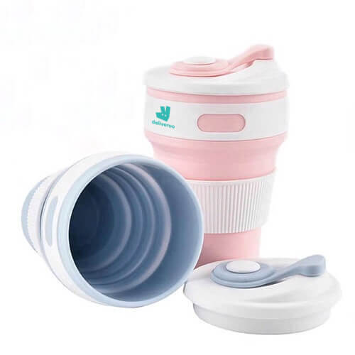 cheap silicone foldable cup printing in singapore