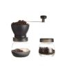 Manual coffee grinder— use method picture Manual coffee grinder— use method picture