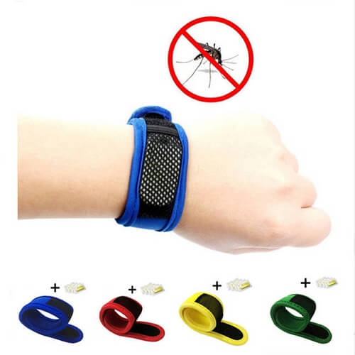 Outdoor Pest Repel Control Hand Strap— function picture1 outdoor pest repellent strap for wholesale with custom printing