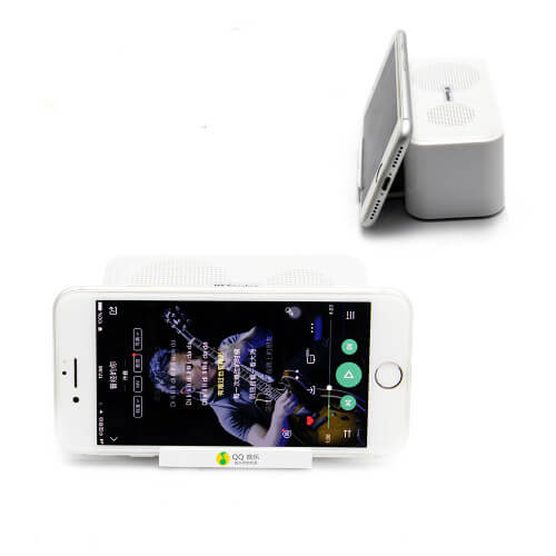 Singapore custom print mobile phone holder Bluetooth voice box—side view picture Singapore custom print mobile phone holder Bluetooth voice box—side view picture