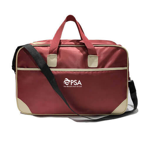 Singapore custom stylish korean duffle bag with logo printing cheap duffle sports bag company logo printing singapore