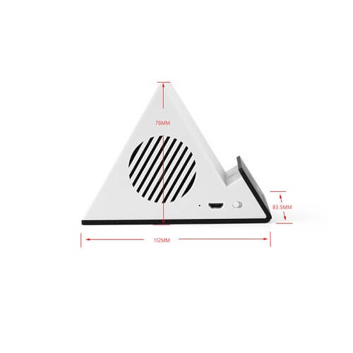 Wireless charging stand stereo—size picture Wireless charging stand stereo—size picture