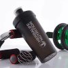 Cheap Promotional Shaker Bottle with logo printing - black color Cheap Promotional Shaker Bottle with logo printing black color