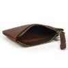 Custom Leather coin pouch singapore - inner view Custom Leather coin pouch singapore inner view