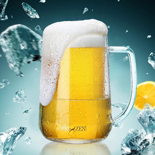 Frosted Beer Glass Printing Singapore Supplier Sample Picture