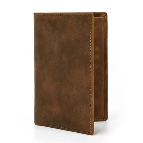Genuine Leather Passport Holder view 1