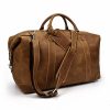 Genuine custom leather Singapore duffle Bag personalised leather goods singapore wholesale