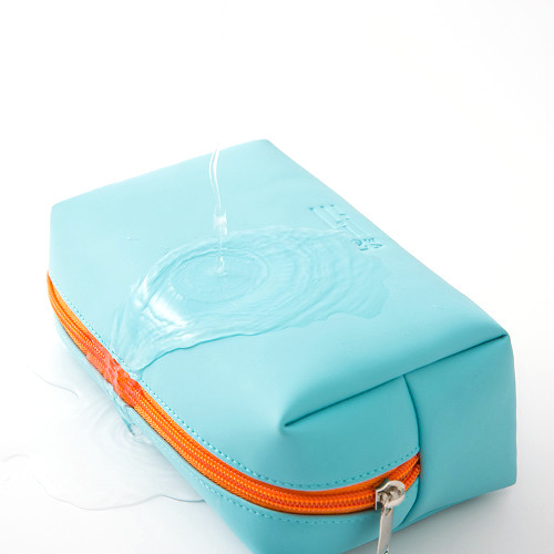 customised toiletries bag with logo print