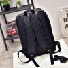 PU Leather School Backpack