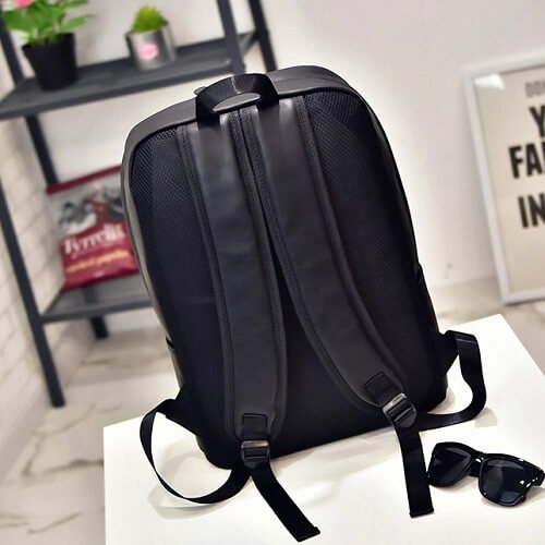 PU Leather School Backpack