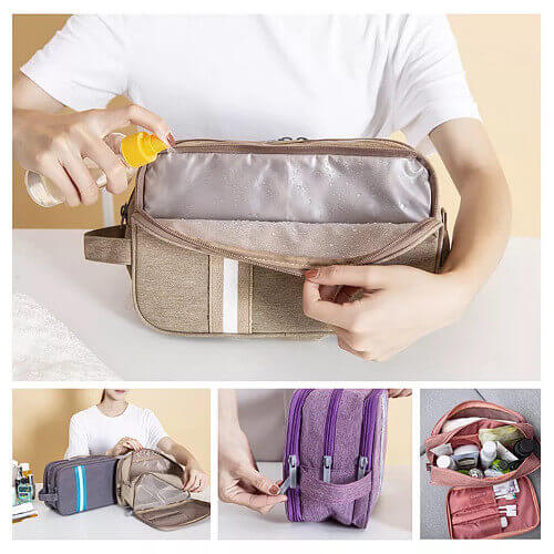 Premium Custom Toiletries bag for singapore visual4