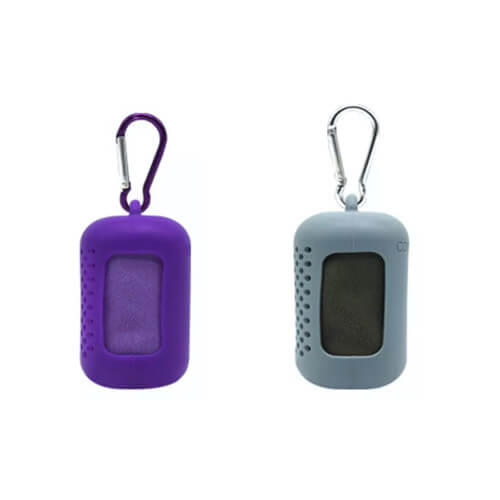 Promotional Towel With Silicone Case