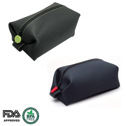 waterproof silicone toiletries bag