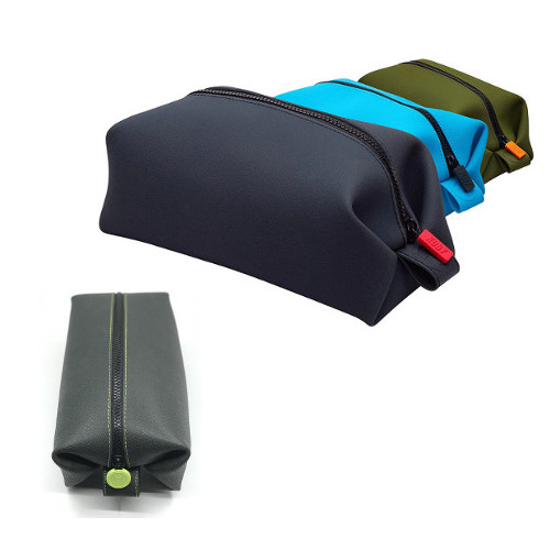 Silicone Toiletries Bag with company logo print color options