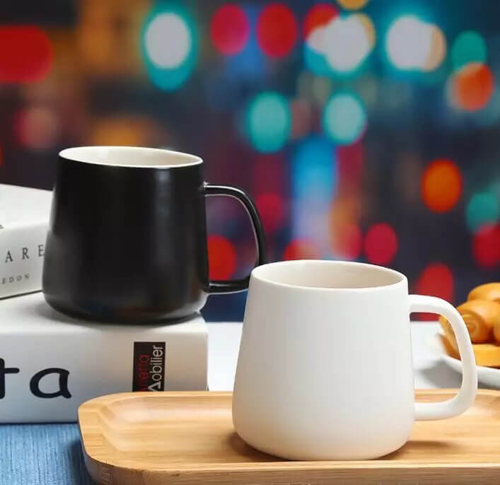 Wide base Ceramic Mug for Promotional use - 2 colors picture2 Wide base Ceramic Mug for Promotional use 2 colors picture2