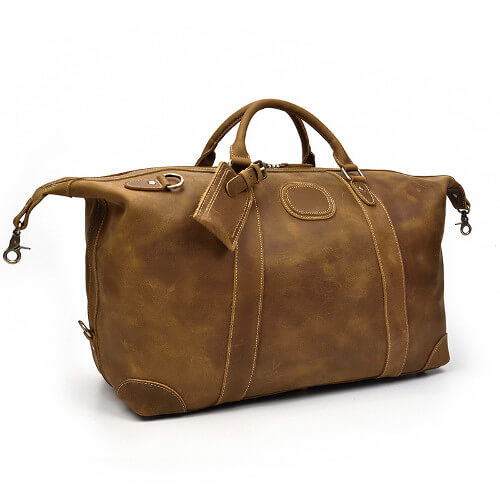 personalised Genuine custom leather Singapore duffle Bag personalised Genuine custom leather Singapore duffle Bag
