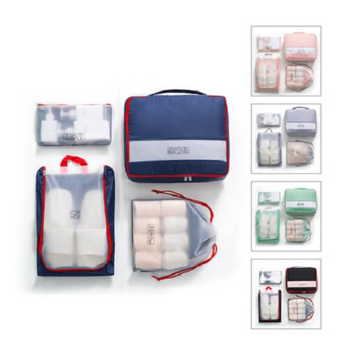 4pcs Travel Organizer Bag-Main Feature custom travel organiser bag