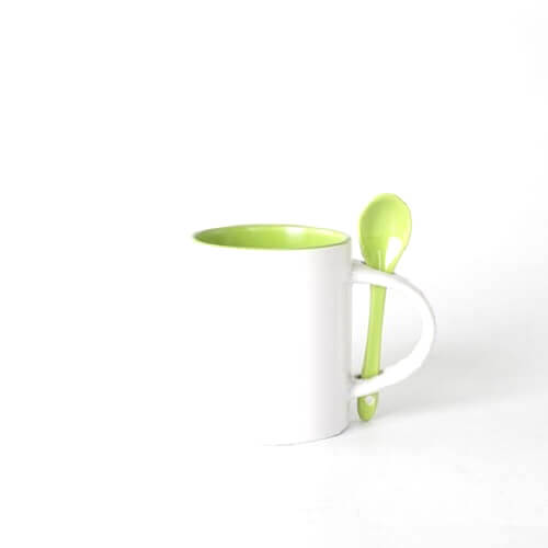 Ceramic Mug With Spoon-Picture 4 Ceramic Mug With Spoon Picture 4
