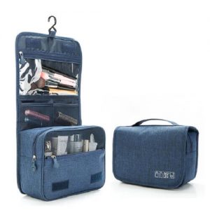 custom toiletries bag with company logo print