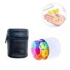 Cylinder Leather Pill Box Storage Case-Picture 2 Cylinder Leather Pill Box Storage Case Picture 2