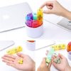 Cylinder Leather Pill Box Storage Case-Picture 6 Cylinder Leather Pill Box Storage Case Picture 6