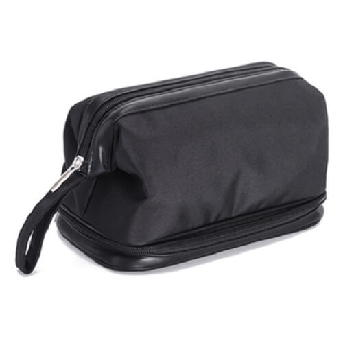 Double Portable Organizer Bag-Main Feature Custom Comestic Toiletries Bag as Gift with purchase premium