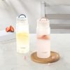 Frosted Glass Water Bottle-Picture 2 Frosted Glass Water Bottle Picture 2