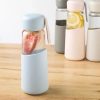 Glass Water Bottle With Silicone Cover Picture 5