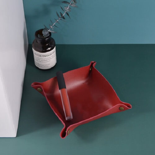 PU Leather Folding Storage Sundries Box Picture 3