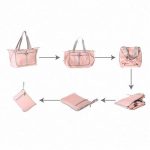 Singapore Foldable Luggage Bag - customizable company logo print
