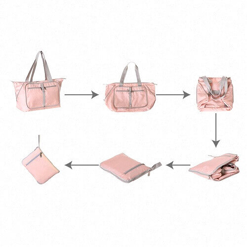 Singapore Foldable Luggage Bag - customizable company logo print- color options Singapore Foldable Luggage Bag - customizable company logo print
