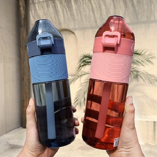 Water Bottle With Lock Buckle Bounce Cover-Picture 3 Water Bottle With Lock Buckle Bounce Cover Picture 3
