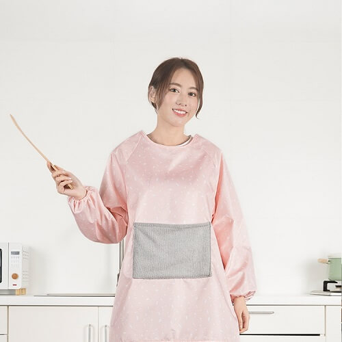 Hue Long-Sleeved Apron Long Sleeved Apron Picture 3 1