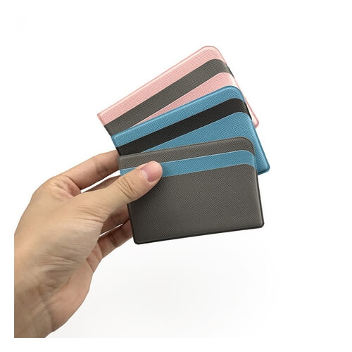 PU Leather Card Holder-Picture 2 Custom logo print pu card holder