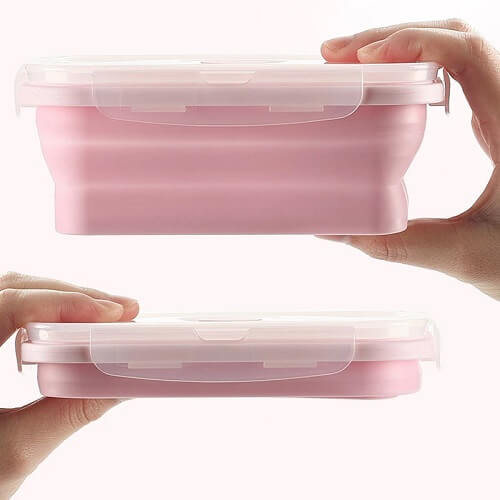 Silicone Collapsible Lunch Box Picture 5