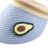 Singapore Funky Straw Sun Visor with custom logo print