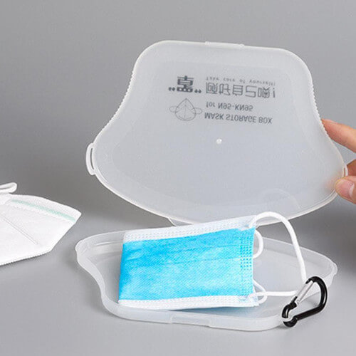 Singapore Mask Plastic Holder with custom company logo3